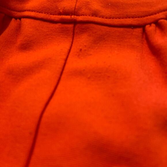 Diane Von Furstenberg Cezanne Red Orange Stretch Midi Dress w/‎ pockets sz 0 - Picture 12 of 13